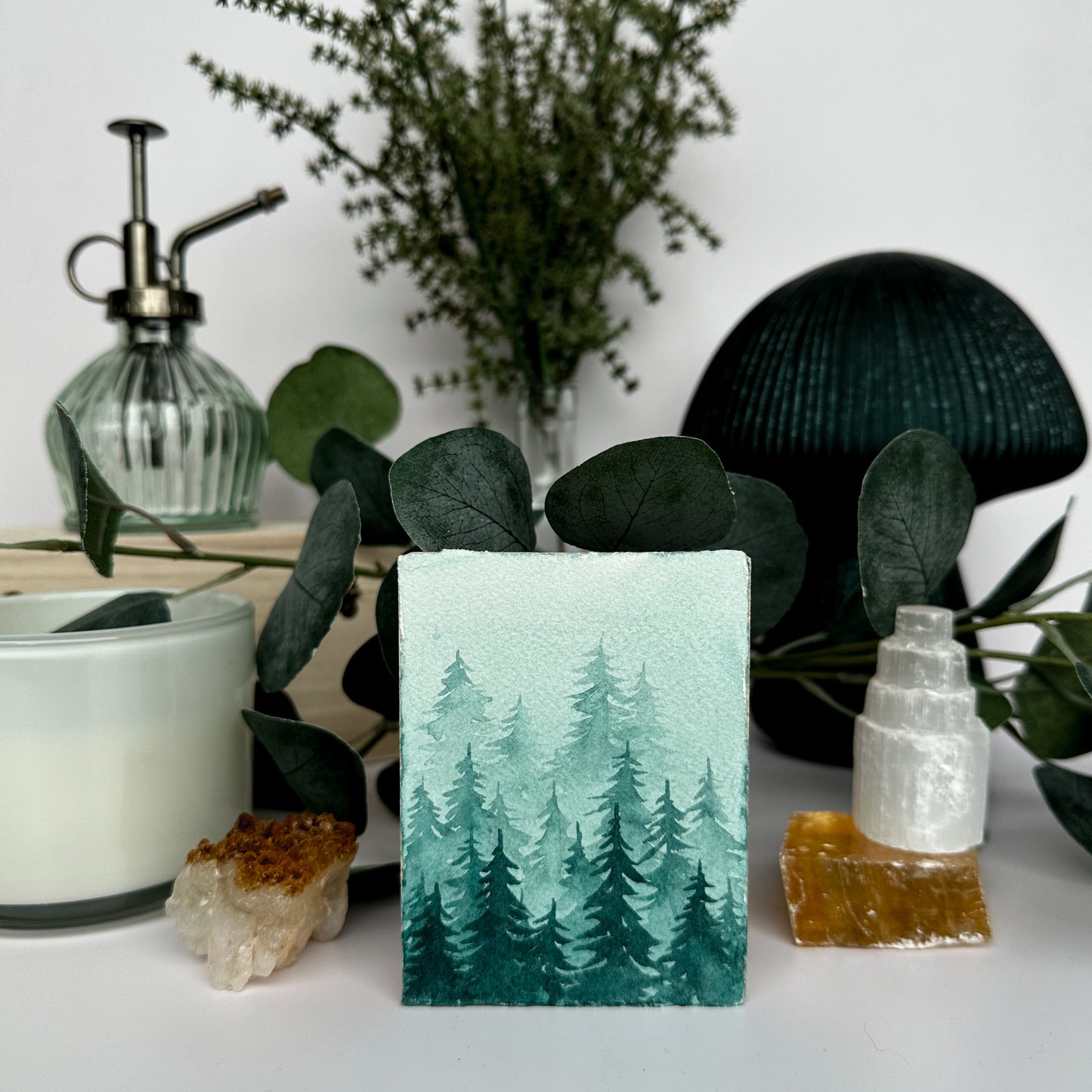 Mini Layered Trees Painting