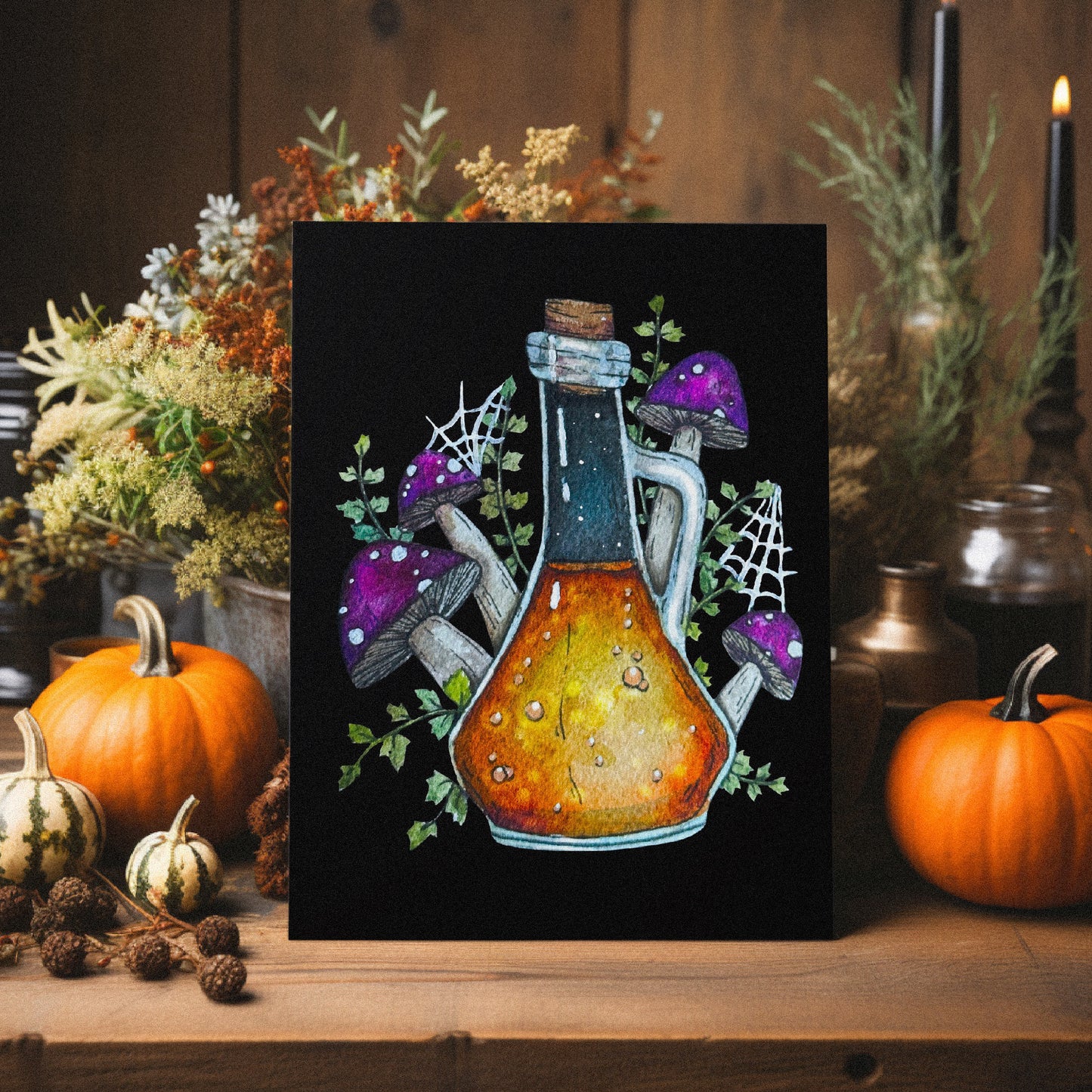 Orange Potion Print