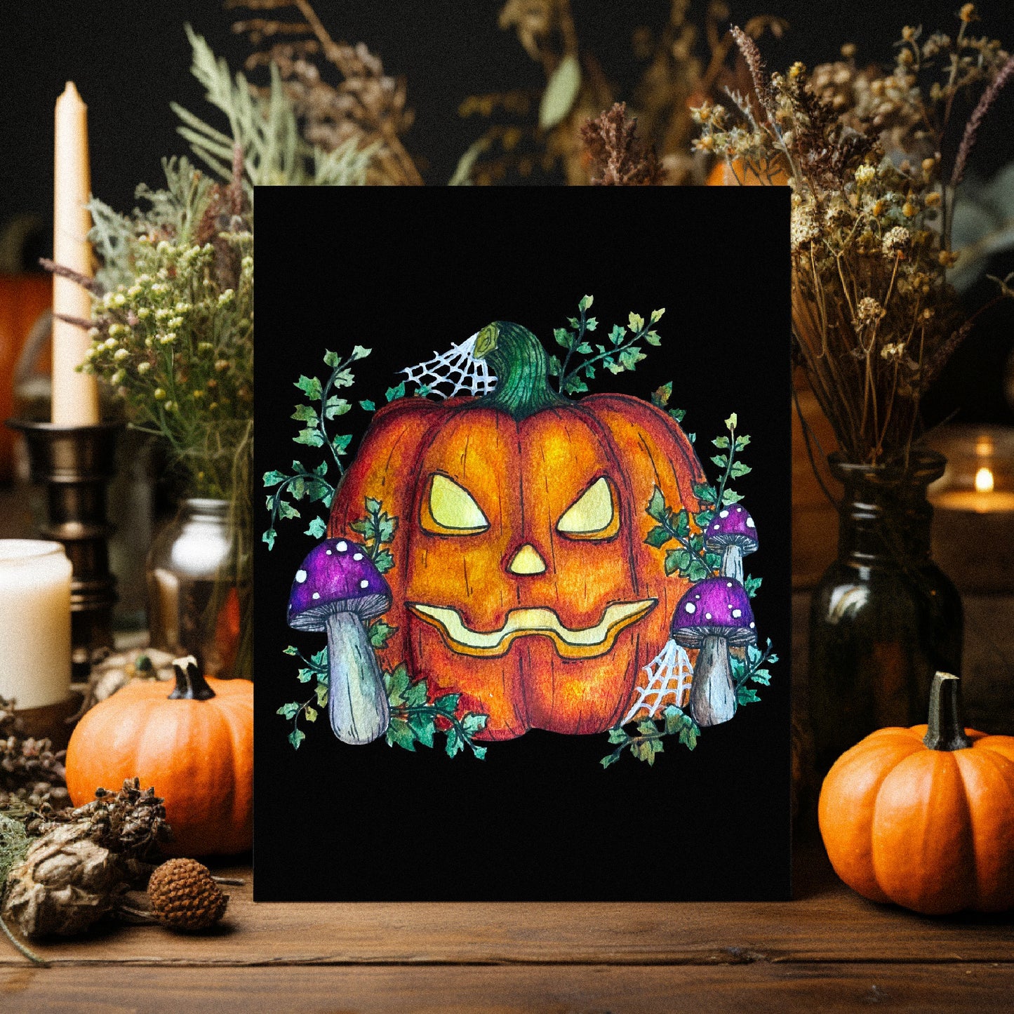 Jack-O-Lantern Print