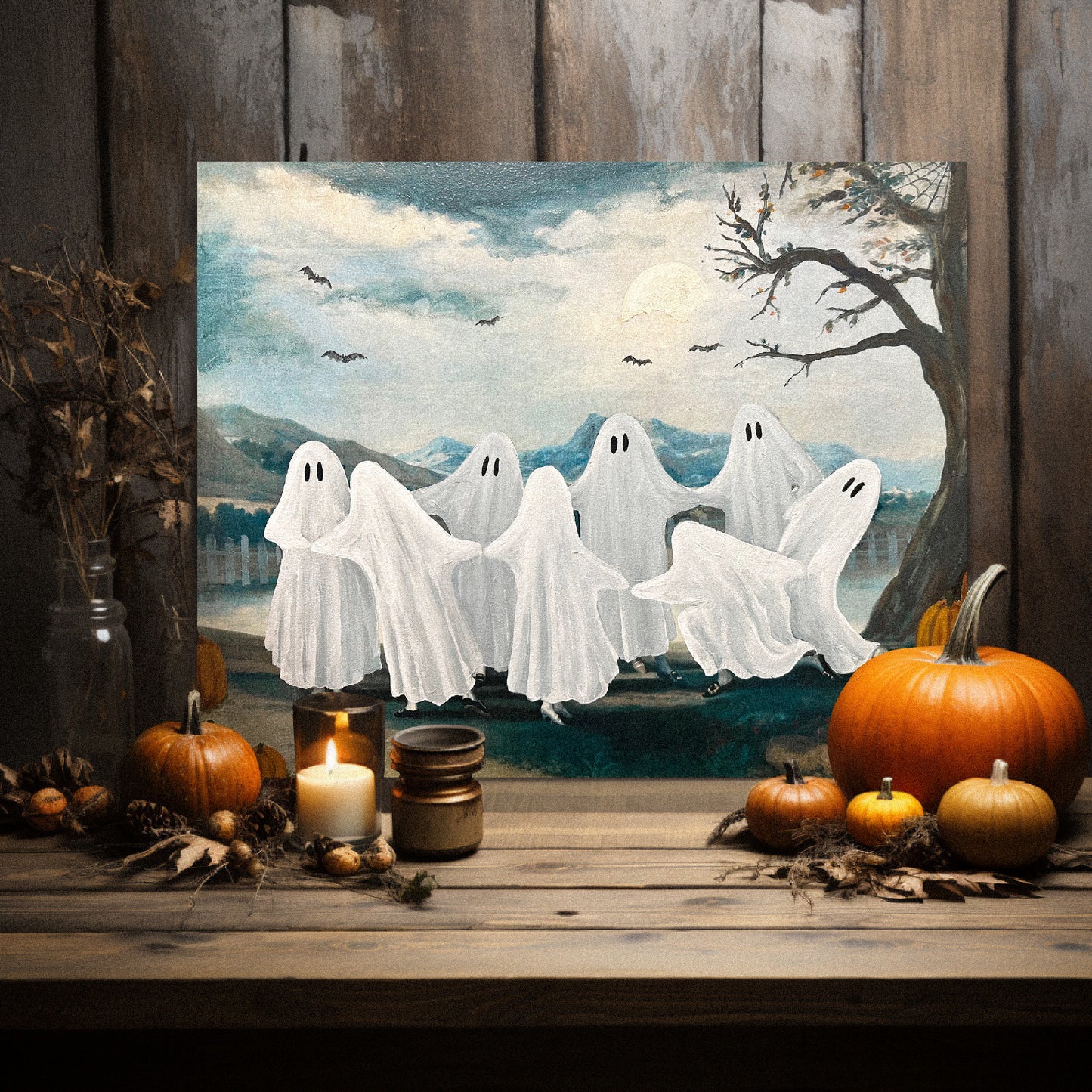 Thrifted Ghost Trend Print