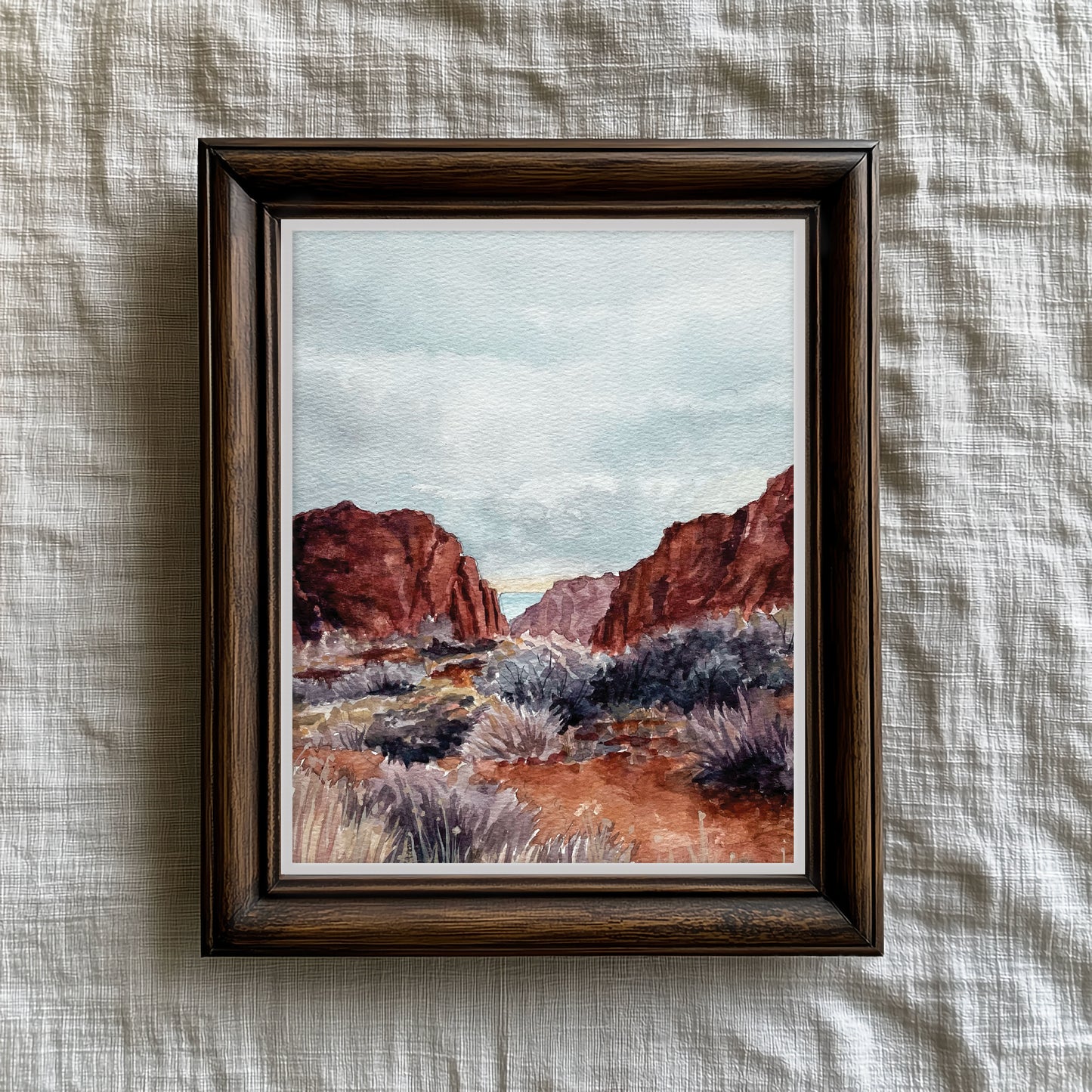 St. George Desert Art Print