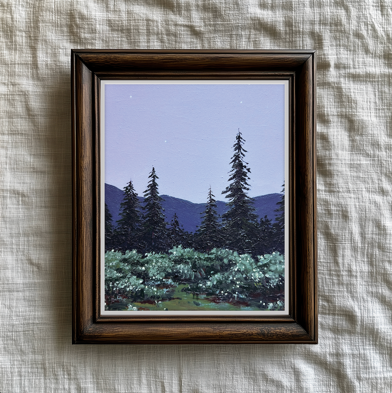 Purple Morning Meadow Fine Art Print